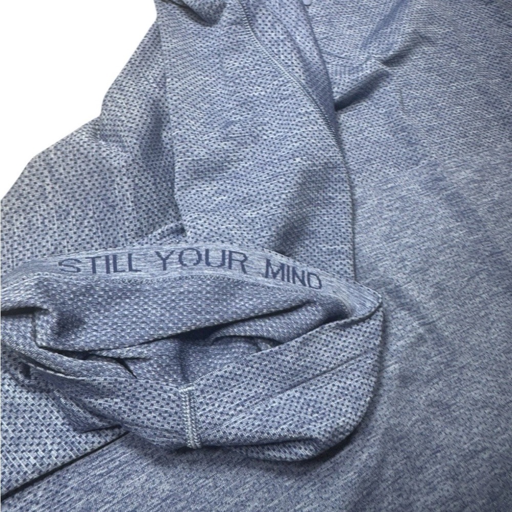Lululemon Metal Vent Tech 2.0 Polo Shirt Mens Blue Stretch Golf Activewear XXL - Picture 5 of 9